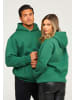 behype Kapuzenpullover - BHPERTH Basic Oversize Einfarbig in Green College