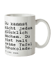 Mr. & Mrs. Panda Tasse Du kannst nicht jeden... mit Spruch in Weiß