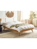 Beliani 2-tlg Doppelbett BERRIC in Braun