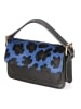 faina Damen Handtasche in Leopard Blu