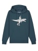 wat? Apparel Sweatshirt Astronaut on T-Rex in Petrol