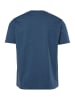 Men Plus Kurzarm T-Shirt in graublau