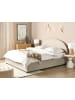 Beliani Doppelbett VAUCLUSE in Beige - (W) 194 x (H) 112 x (L) 214 cm