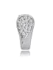 BALIA Silber 925 Damen Creolen Blatt Ohrring ca. 1,2cm