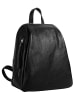Samantha Look City-Rucksack echt Leder in schwarz