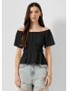 QS T-Shirt in 9999_schwarz