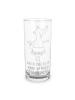 Mr. & Mrs. Panda Wasserglas Fuchs Ballerina mit Spruch in Transparent