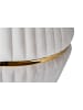 Kayoom Hocker Doric in taupe - gold
