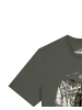 wat? Apparel T-Shirt Mountainbike und Berge in Khaki