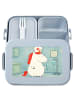 Mr. & Mrs. Panda Bento Box Einhorn Krankenschwester Design ohne ... in Blau Pastell