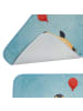 Mr. & Mrs. Panda Badteppich Pinguin Luftballon ohne Spruch in Eisblau