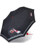 Scout Kinder-Taschenschirm Regenschirm mit reflektierenden Streifen Red Racer schwarz