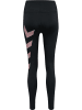 Hummel Hummel Leggings Hmlparis Lebensstil Damen in BLACK/WOODROSE