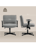 HOMCOM Bürostuhl in Grau 76L x 70B x 97H cm