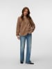 Vero Moda Teddyfell Jacke in Natural