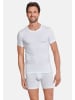 Schiesser Unterhemd / Shirt Kurzarm Long Life Cotton in Weiß