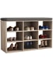 VCM  Holz Regal Schuhschrank Schuhregal Hinsol XS in Sonoma-Eiche