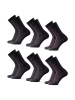 DANISH ENDURANCE Socken Bamboo Business in black/bordeaux/grey
