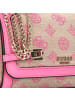 Guess Loralee Schultertasche 27 cm in pink logo