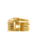 Steel_Art Fingerring Mona goldfarben in goldfarben