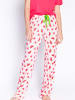 P.J. Salvage Pyjamahose Playful Prints in Rosa