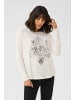 Kaffe Langarm-Shirt KAmally Loose fit in Chalk