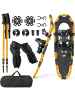 COSTWAY Schneeschuhe Set 25 '' in Gold