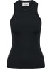 Hummel Top "Hmlpulse Rib Tank Top" in Schwarz