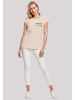 F4NT4STIC T-Shirt happiness SHORT SLEEVE TEE in Whitesand