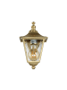 Licht-Erlebnisse Außen Wandlampe (B)14 x (H)23 cm in Messing