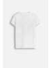 Coccodrillo T-Shirt mit kurzen Ärmeln in weiß