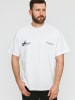 Jack & Jones 2er Set Oversized T-Shirts Rundhals Dropped Shoulder in Weiß