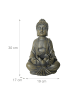 relaxdays Buddha-Figur in Bronze - (H)30 cm