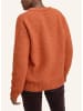 Hessnatur Strick Pullover in rotorange