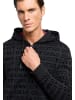 Carlo Colucci Sweatjacke Di Vito in Schwarz