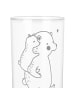 Mr. & Mrs. Panda Glas Papa Bär mit Spruch in Transparent