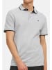 Jack & Jones Poloshirt Paulos - Slim Fit in Weiß / grau / schwarz
