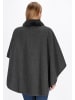 usha FESTIVAL Women Poncho in grey melange