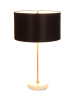 Kayoom Tischlampe Piona 110 in schwarz - gold - weiß