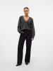 Vero Moda Strickjacke in Dark Grey Melange