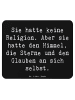 Mr. & Mrs. Panda Mauspad Spruch Himmel und Freude mit Spruch in Schwarz