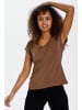 Kaffe T-shirt KAlise Relaxed fit in Mustang