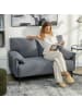 HOMCOM 2-Sitzer-Sofa-127L x 72B x 84H cm-Grau