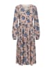 Noa Noa Langes Kleid EllenNN in Print Rose-Blue