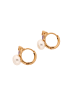 myMo Women Earrings in Rose Gold Multicolor