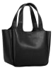 Cluty Handtasche echt Leder in schwarz