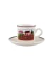 Villeroy & Boch Kaffeetasse mit Untertasse Design Naif 200 ml bunt in bunt