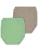 Normani Outdoor Sports 2er Pack Baby Merino Windelhose Tokoroa in Beige/Grün