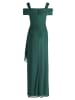 Vera Mont Abendkleid im Glitzer-Look in Green/Grey