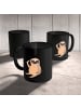 Mr. & Mrs. Panda Tasse Faultier Vogel ohne Spruch in Schwarz